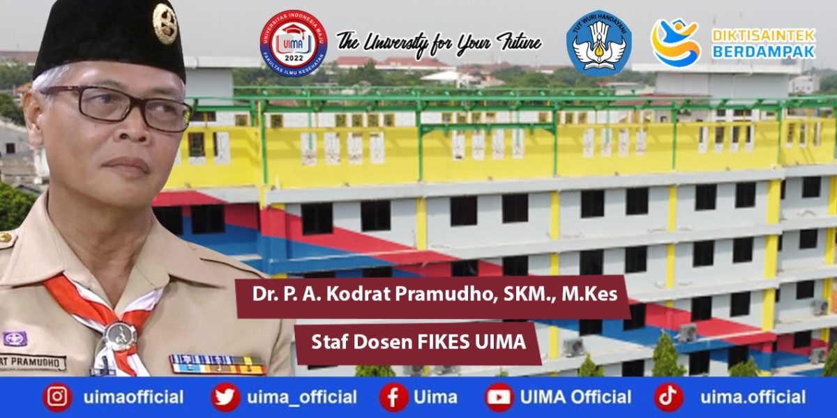 Dosen Universitas Indonesia Maju di lingkungan kampus