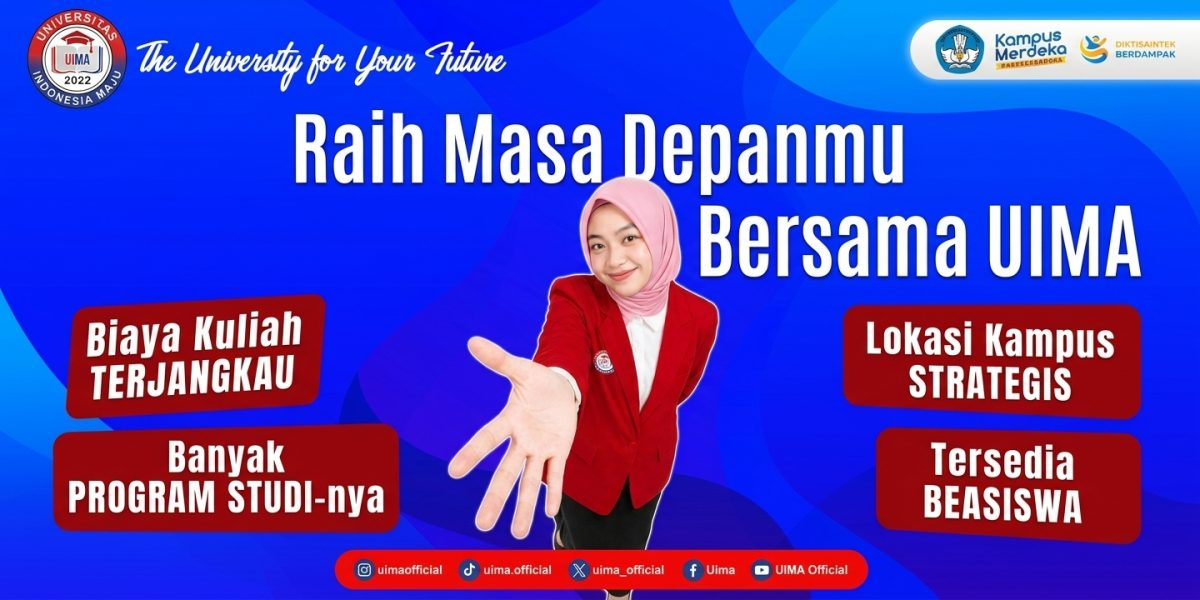 Pendaftaran mahasiswa baru UIMA 2026/2027